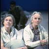 L-R) Actresses Elizabeth Wilson and Jessica Tandy in a scene from the NY Shakespeare Festival production of the play "Salonika." (New York)
