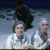 L-R) Actresses Elizabeth Wilson and Jessica Tandy in a scene from the NY Shakespeare Festival production of the play "Salonika." (New York)