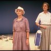 R-L) Actresses Elizabeth Wilson and Jessica Tandy in a scene from the NY Shakespeare Festival production of the play "Salonika." (New York)