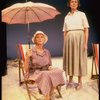 R-L) Actresses Elizabeth Wilson and Jessica Tandy in a scene from the NY Shakespeare Festival production of the play "Salonika." (New York)