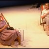 R-L) Actresses Elizabeth Wilson and Jessica Tandy in a scene from the NY Shakespeare Festival production of the play "Salonika." (New York)