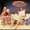 R-L) Actresses Elizabeth Wilson and Jessica Tandy in a scene from the NY Shakespeare Festival production of the play "Salonika." (New York)