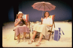 R-L) Actresses Elizabeth Wilson and Jessica Tandy in a scene from the NY Shakespeare Festival production of the play "Salonika." (New York)