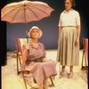 R-L) Actresses Elizabeth Wilson and Jessica Tandy in a scene from the NY Shakespeare Festival production of the play "Salonika." (New York)