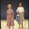 R-L) Actresses Elizabeth Wilson and Jessica Tandy in a scene from the NY Shakespeare Festival production of the play "Salonika." (New York)