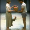 Actors Maxwell Caulfield and Elizabeth Wilson in a scene from the NY Shakespeare Festival production of the play "Salonika." (New York)