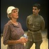 Actors David Strathairn and Jessica Tandy in a scene from the NY Shakespeare Festival production of the play "Salonika." (New York)