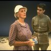 Actors David Strathairn and Jessica Tandy in a scene from the NY Shakespeare Festival production of the play "Salonika." (New York)