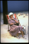 Actress Jessica Tandy in a scene from the NY Shakespeare Festival production of the play "Salonika." (New York)