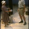 Actors Thomas Hill and Jessica Tandy in a scene from the NY Shakespeare Festival production of the play "Salonika." (New York)