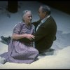 Actors Thomas Hill and Jessica Tandy in a scene from the NY Shakespeare Festival production of the play "Salonika." (New York)