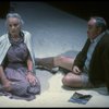 Actors Thomas Hill and Jessica Tandy in a scene from the NY Shakespeare Festival production of the play "Salonika." (New York)