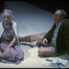 Actors Thomas Hill and Jessica Tandy in a scene from the NY Shakespeare Festival production of the play "Salonika." (New York)