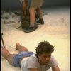 L-R) Actors Maxwell Caulfield and Thomas Hill in a scene from the NY Shakespeare Festival production of the play "Salonika." (New York)
