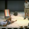 L-R) Actors Maxwell Caulfield and Thomas Hill in a scene from the NY Shakespeare Festival production of the play "Salonika." (New York)