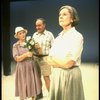 L-R) Actors Jessica Tandy, Thomas Hill and Elizabeth Wilson in a scene from the NY Shakespeare Festival production of the play "Salonika." (New York)