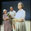 L-R) Actors Jessica Tandy, Thomas Hill and Elizabeth Wilson in a scene from the NY Shakespeare Festival production of the play "Salonika." (New York)