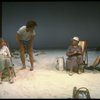 L-R) Actors Elizabeth Wilson, Maxwell Caulfield, Jessica Tandy and Thomas Hill in a scene from the NY Shakespeare Festival production of the play "Salonika." (New York)