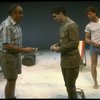R-L) Actors Maxwell Caulfield, David Strathairn and Thomas Hill in a scene from the NY Shakespeare Festival production of the play "Salonika." (New York)