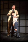 L-R) Actors Nigel Hawthorne and Ian Westerfer in a scene from the Broadway production of the play "Shadowlands." (New York)