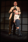 L-R) Actors Nigel Hawthorne and Ian Westerfer in a scene from the Broadway production of the play "Shadowlands." (New York)