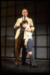 L-R) Actors Nigel Hawthorne and Ian Westerfer in a scene from the Broadway production of the play "Shadowlands." (New York)