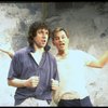 L-R) Actors Stephen Rea and Michael York in a scene from the Broadway production of the play "Someone To Watch Over Me." (New York)