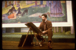 Actor Mandy Patinkin as painter Georges Seurat in a scene from the Broadway production of the musical "Sunday In The Park With George." (New York)