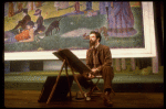 Actor Mandy Patinkin as painter Georges Seurat in a scene from the Broadway production of the musical "Sunday In The Park With George." (New York)