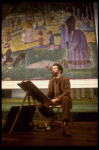 Actor Mandy Patinkin as painter Georges Seurat in a scene from the Broadway production of the musical "Sunday In The Park With George." (New York)