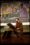 Actor Mandy Patinkin as painter Georges Seurat in a scene from the Broadway production of the musical "Sunday In The Park With George." (New York)