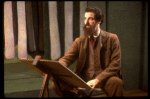 Actor Mandy Patinkin as painter Georges Seurat in a scene from the Broadway production of the musical "Sunday In The Park With George." (New York)