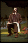 Actor Mandy Patinkin as painter Georges Seurat in a scene from the Broadway production of the musical "Sunday In The Park With George." (New York)