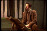 Actor Mandy Patinkin as painter Georges Seurat in a scene from the Broadway production of the musical "Sunday In The Park With George." (New York)