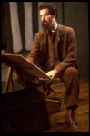 Actor Mandy Patinkin as painter Georges Seurat in a scene from the Broadway production of the musical "Sunday In The Park With George." (New York)