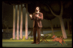 Actor Mandy Patinkin as painter Georges Seurat in a scene from the Broadway production of the musical "Sunday In The Park With George." (New York)