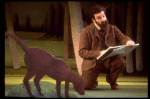 Actor Mandy Patinkin as painter Georges Seurat in a scene from the Broadway production of the musical "Sunday In The Park With George." (New York)