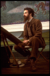 Actor Mandy Patinkin as painter Georges Seurat in a scene from the Broadway production of the musical "Sunday In The Park With George." (New York)