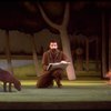 Actor Mandy Patinkin as painter Georges Seurat in a scene from the Broadway production of the musical "Sunday In The Park With George." (New York)