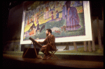 Actor Mandy Patinkin as painter Georges Seurat in a scene from the Broadway production of the musical "Sunday In The Park With George." (New York)