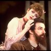 Actors Bernadette Peters and  Mandy Patinkin (as painter Georges Seurat) in a scene from the Broadway production of the musical "Sunday In The Park With George." (New York)