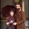 Actors Bernadette Peters and  Mandy Patinkin (as painter Georges Seurat) in a scene from the Broadway production of the musical "Sunday In The Park With George." (New York)