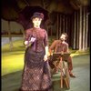 Actors Bernadette Peters and  Mandy Patinkin (as painter Georges Seurat) in a scene from the Broadway production of the musical "Sunday In The Park With George." (New York)