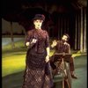 Actors Bernadette Peters and  Mandy Patinkin (as painter Georges Seurat) in a scene from the Broadway production of the musical "Sunday In The Park With George." (New York)