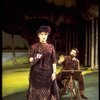 Actors Bernadette Peters and  Mandy Patinkin (as painter Georges Seurat) in a scene from the Broadway production of the musical "Sunday In The Park With George." (New York)