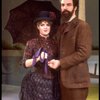 Actors Bernadette Peters and  Mandy Patinkin (as painter Georges Seurat) in a scene from the Broadway production of the musical "Sunday In The Park With George." (New York)