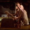 Actors Bernadette Peters and  Mandy Patinkin (as painter Georges Seurat) in a scene from the Broadway production of the musical "Sunday In The Park With George." (New York)