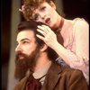 Actors Bernadette Peters and  Mandy Patinkin (as painter Georges Seurat) in a scene from the Broadway production of the musical "Sunday In The Park With George." (New York)