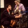 Actors Bernadette Peters and  Mandy Patinkin in a scene from the Broadway production of the musical "Sunday In The Park With George." (New York)