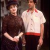 Actors Bernadette Peters and  Mandy Patinkin in a scene from the Broadway production of the musical "Sunday In The Park With George." (New York)
